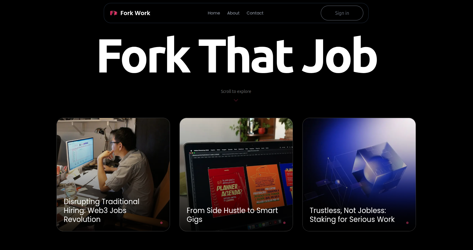 Fork Work preview